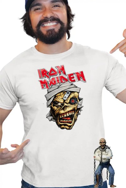 OEM Tricou Barbati Iron Maiden Mummy Heavy Metal