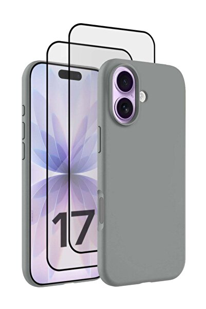 Margoun 3Packs Liquid Silicone Protective Phone Case for iPhone 17 - Olive Gr...