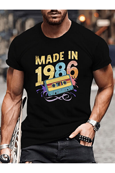 Chic Bloom تي شيرت بنمط الشريط المغناطيسي تم تصنيعه عام 1986