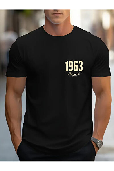 Chic Bloom Original design men's pure cotton T-shirt, 1963