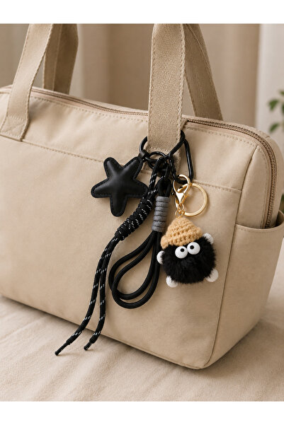 ELOVE Cute Plush Bag Charm/Keychain for Women