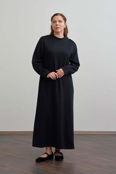 ALLDAY Soft Textured Epaulet Dress
