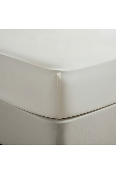 Home Box Purely Percale Double Fitted Sheet - 140x200+40 cm