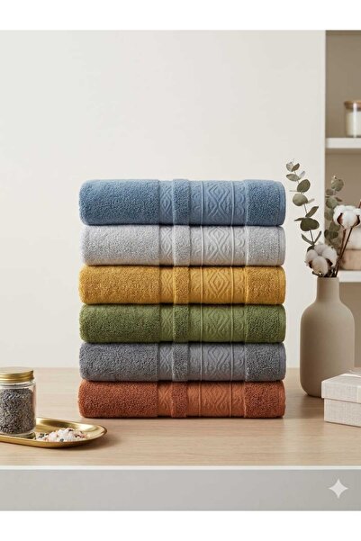 New Cotton Home Authentic 6-Piece 100% Natural Micro Cotton Hand, Face, and H...