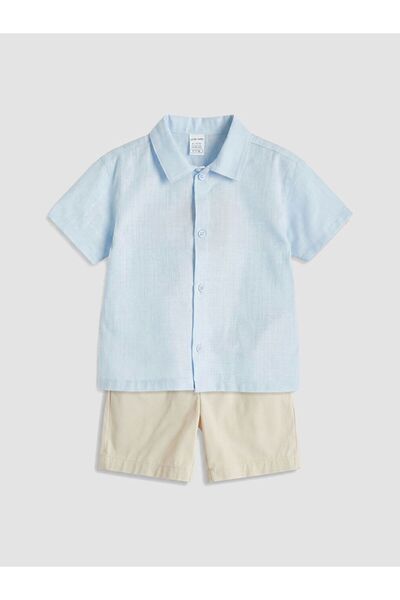 LC Waikiki Lcw Baby Boy Shirt and Shorts Set