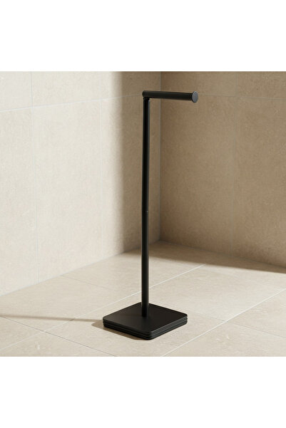 Home Box Whyton Saga Resin Toilet Roll Stand - 17.5x17.5x63 cm