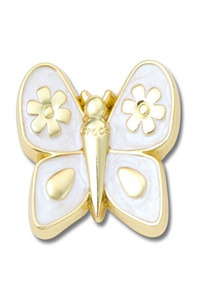Jibbitz Gold Pearlized Butterfly Unisex 10017431_1