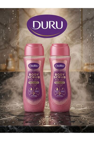 Duru Body Scrub Pink Delight Duş Jeli 650 ml X 2 Adet / BÜYÜK BOY