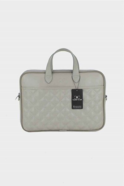 Case Club Briefcase 1417 Quilted Pattern 13.3-14 Inch with Shoulder Strap
