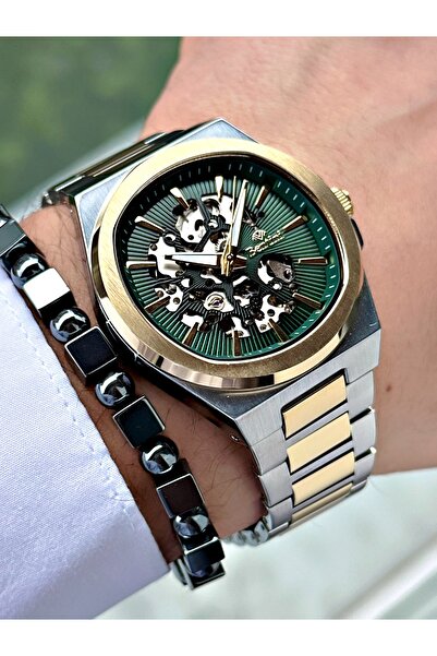 Bentini Men's Automatic Steel Wristwatch Waterproof with 2-Year Warranty and ...
