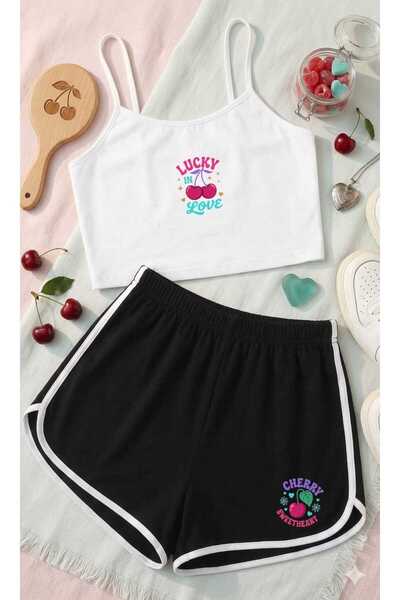 PEMBİŞ HOMEWEAR Natural Pamuk süprem crop basic