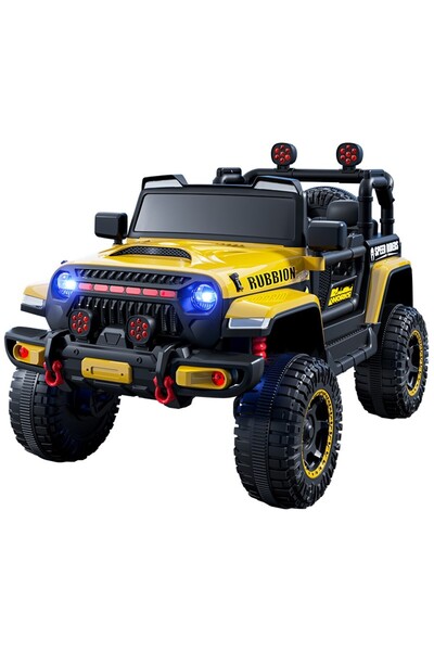 Flippy Mașină electrică pentru copii Off-Road, cu telecomandă și Bluetooth, g...