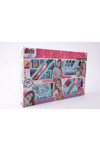 Interaktivna Zabava Set de infrumusetare 4 in 1, set de joaca, pentru fetite