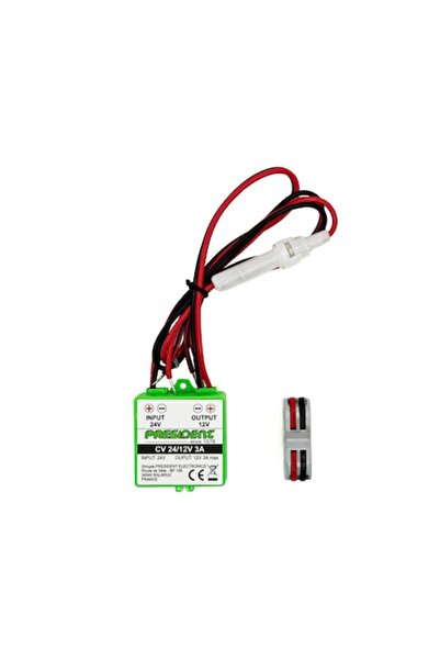 President Electronics Convertor transformator 24/12V President 3A cu ștecher ...