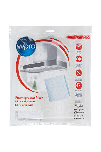 WPRO Universal grease filter with saturation indicator