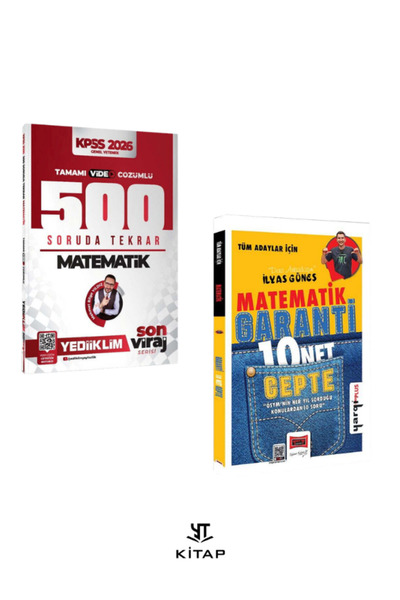 Yargı Yayınları Tüm Adaylar İçin Matematik Garanti 10 Net Cepte İlyas Güneş v...