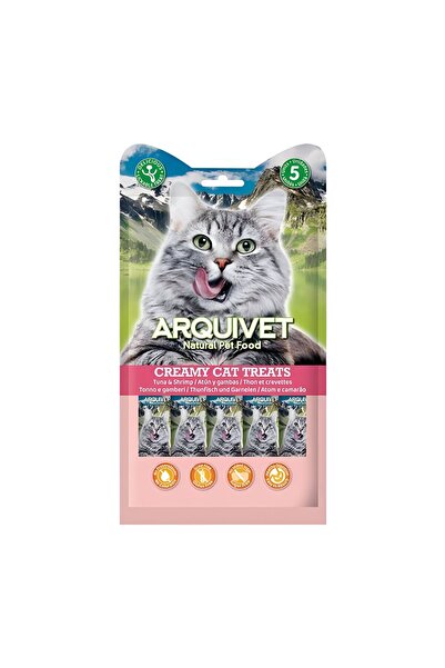ARQUIVET Κρεμώδες Λιχουδιά Γάτας με Τόνο & Γαρίδες 5×14gr