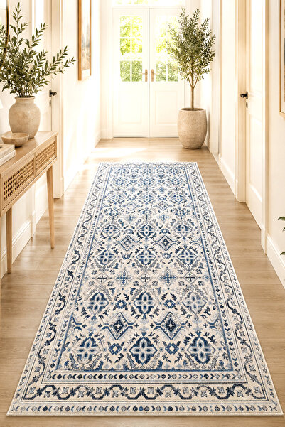Chilai Home Cheyar Makinede Yıkanabilir Kaymaz Taban Leke Tutmaz Dijital Salon Halısı Mutfak Halısı ve Yolluk