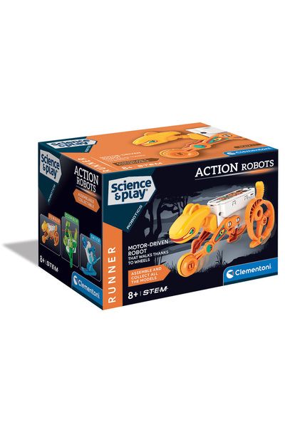 CLEMENTONI Kit de constructie, Clementoni, Science & Play, Robot Runner