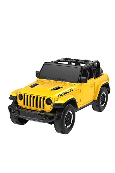 Rastar Rastar Car, Jeep Wrangler Rubicon, Yellow, 1:43