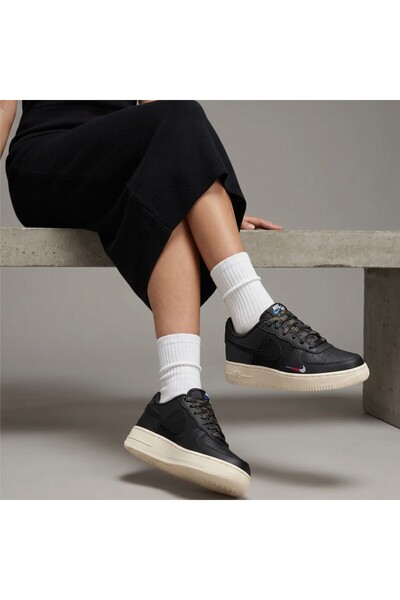 Nike Air Force 1 LV8 1 Black Casual Snaker Sportie (Mărime îngustă)