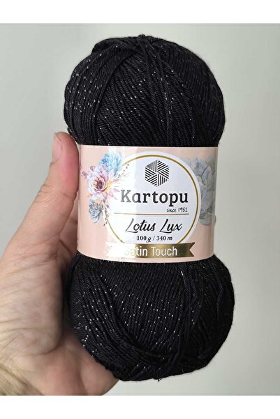 Kartopu Lotus Lux Simli K940 Black Lot 73925