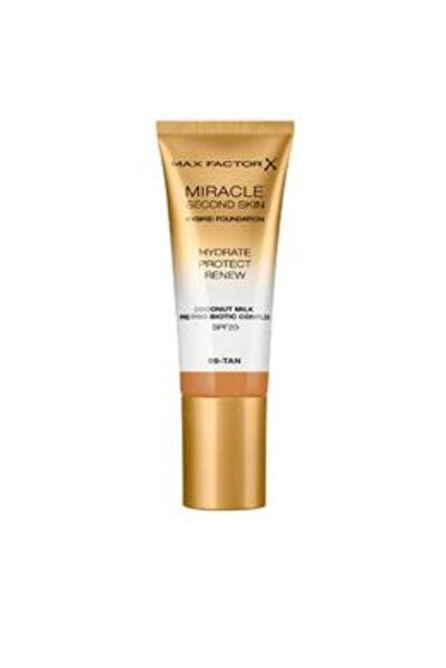 Max Factor Foundation - Miracle Second Skin Hybrid Foundation SPF 20, shade 0...