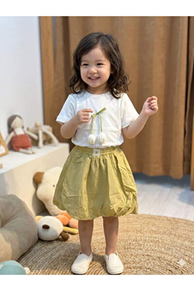 LOCO LOCO KIDS Nov7 Girls' Set 4-8 Years Old Ecru