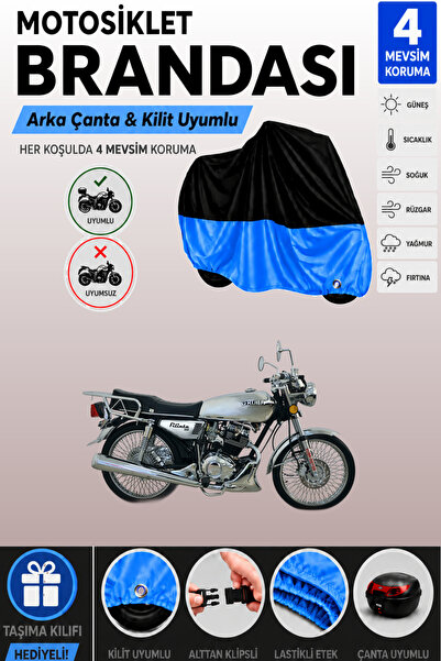 Cemku Double Black Top - Blue Bottom, Rear Bag Compatible Kuba Filinta 100 Mo...