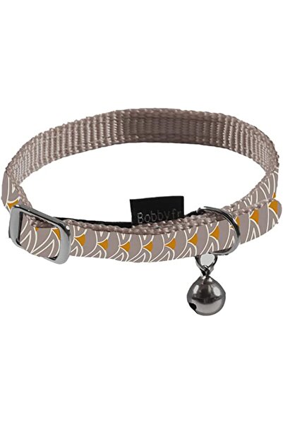 Bobby Geisha Cat Collar - Taupe
