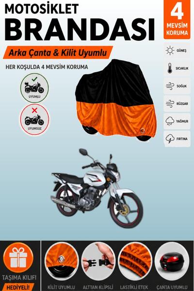 Cemku Double Black Top - Orange Bottom, Rear Bag Compatible Kuba Xcg 100/150 ...