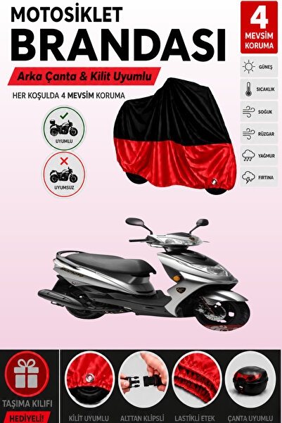 Cemku Double Black Top - Red Bottom, Rear Bag Compatible Bumoto/Jinling Terra...