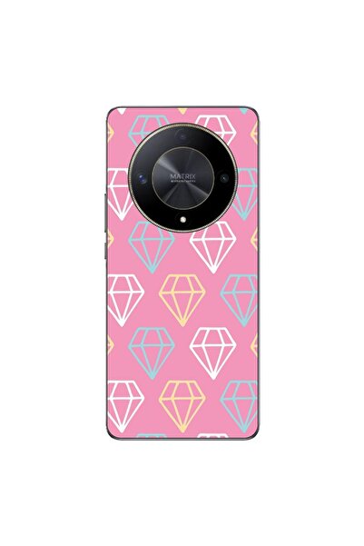 OEM Husa compatibila cu Honor Magic6 Lite Silicon Gel Tpu Model Diamond Patte...