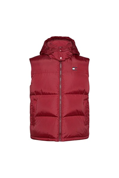 Tommy Hilfiger Mens Sleeveless Down Zip-Thru Alaska Vest S