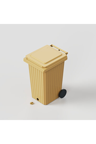Wave Bin WAVE Eurobin with outlet Sand Beige 240L AETA Sahara bin