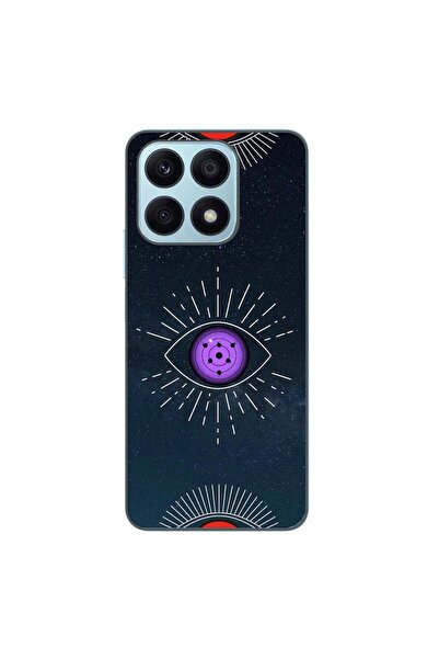 OEM Case compatible with Honor X8a Silicon Gel Tpu Pattern Tomoe Rinnegan Eye