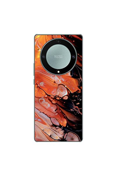 OEM Husa compatibila cu Honor Magic 5 Lite Silicon Gel Tpu Model Abstract Lav...