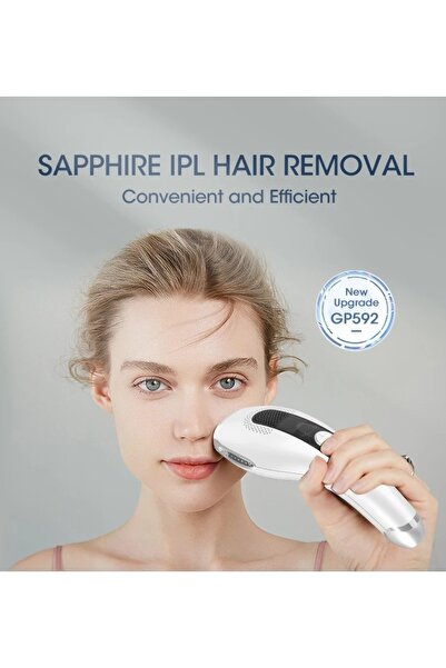 Deess جهاز GP592 IPL لإزالة الشعر بالتبريد للاستخدام المنزلي - 2 في 1 مع ومضا...