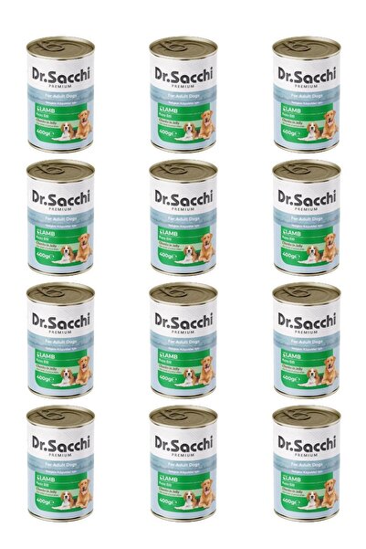 Dr. Sacchi Dr.Sacchi yetişkin köpek-kuzu etli 400gr x 12 adet