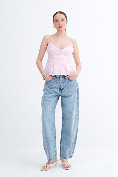 Addax Baggy Jean Pants Pn993