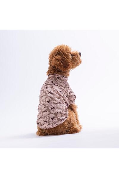 Pettrend Bearline Ayı Desenli Kedi Köpek Sweati - Kedi Köpek Kıyafeti-Kedi Kö...