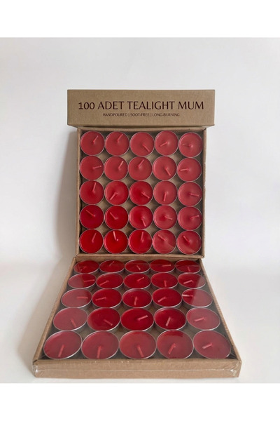 PKR 100 Adet Kokulu Tealight Mum