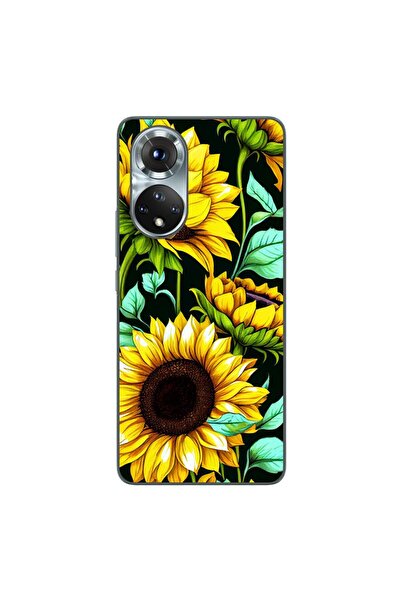 OEM Husa compatibila cu Honor 50 Silicon Gel Tpu Model Floarea Soarelui AI