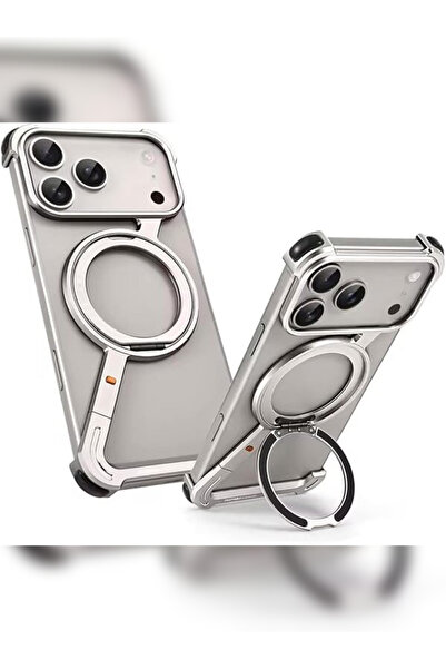 genric AASHZ Luxury Frameless Metal Bumper Case for iPhone 17 Pro Max | Slim ...