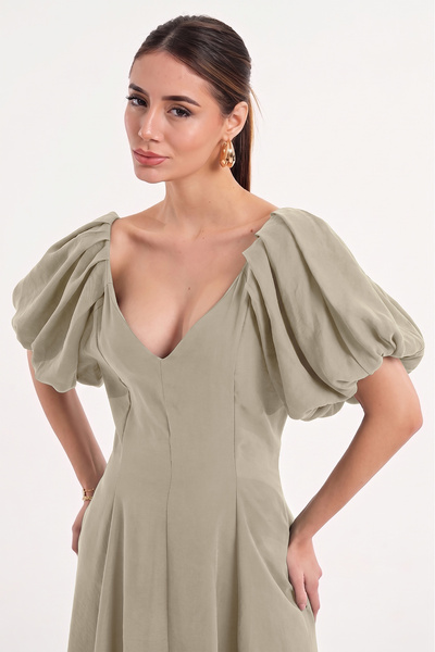 Maelle Studio Valencia Balloon Sleeve Dress