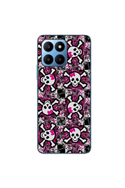 OEM Husa compatibila cu Honor 70 Lite Silicon Gel Tpu Model Pop Art Skeleton