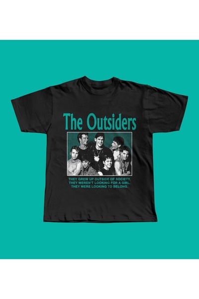 Grafftee Clothing Outsiders Printed Unisex Oversize T-Shirt