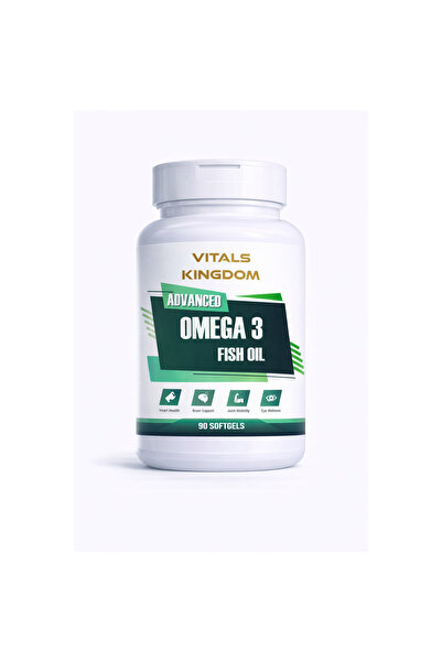 VITALS Advanced Omega 3 Fish Oil 1000 mg Capsules – 60 Capsules