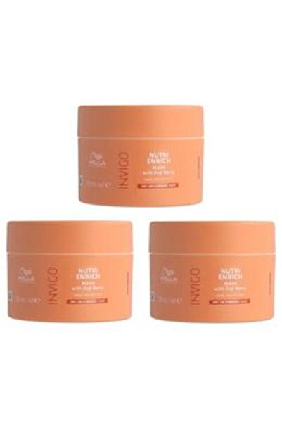 Wella Professionals Pachet 3 x Masca Intens Nutritiva pentru Par Uscat si Det...
