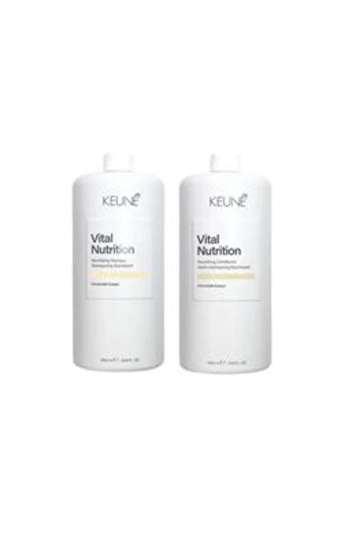 Keune Pachet Hranitor pentru Par - Vital Nutrition Nourishing: Sampon 1000 ml...